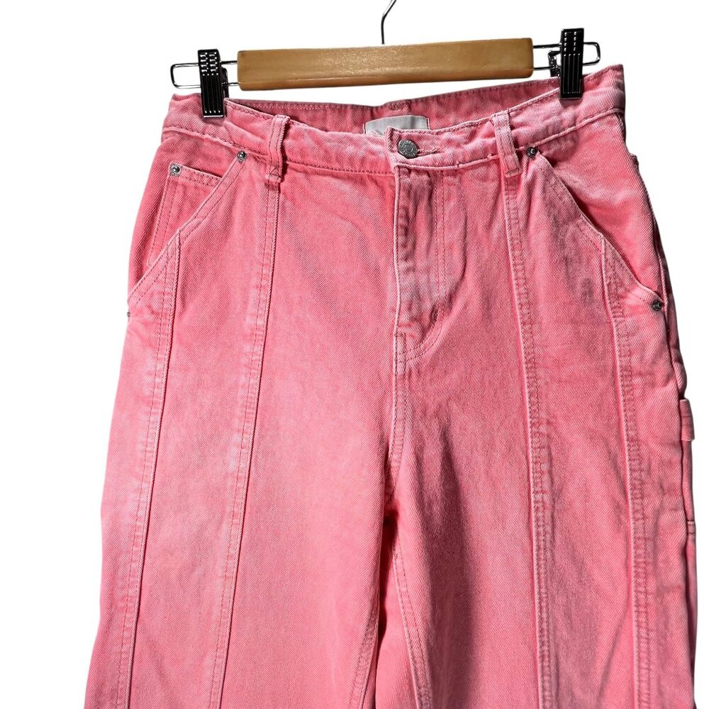 BDG Urban Outfitters High Rise Carpenter Jeans Pants Pink Denim 26 Womens - Picture 8 of 16